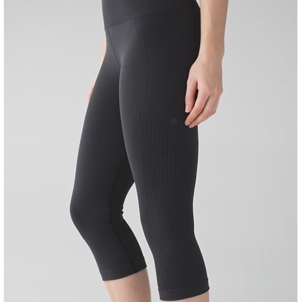 Lululemon Athletica Flow And Go Black Leggings